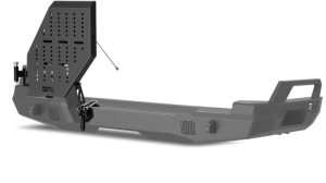 Toyota 4Runner Rear Bumper - Body Armor 4x4 - Pro Series II - Driver-Side Swingout - Light Texture Black - `10-`24